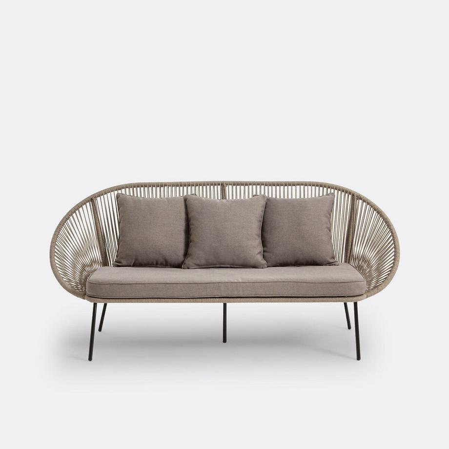 La Redoute Intérieurs Outdoor-Sofa Jiraya für 3 Personen  