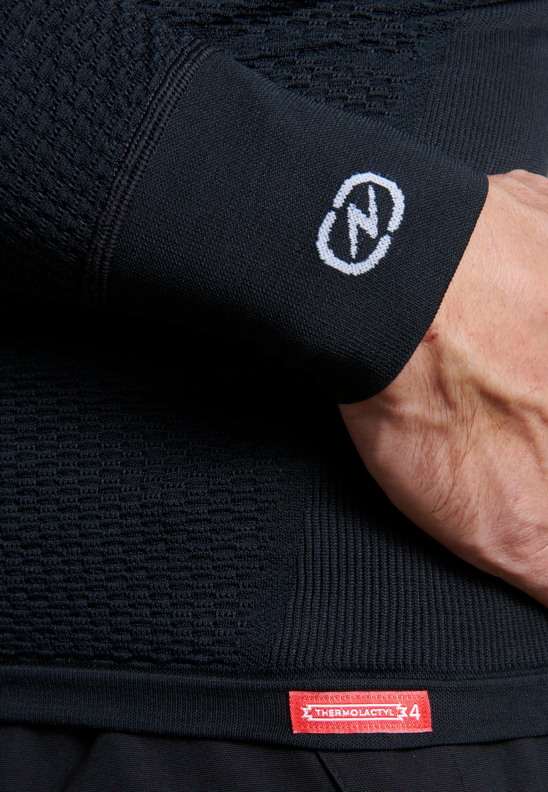 Damart Energy Thermolactyl T-Shirt Collo Zip Grado di Calore 4  