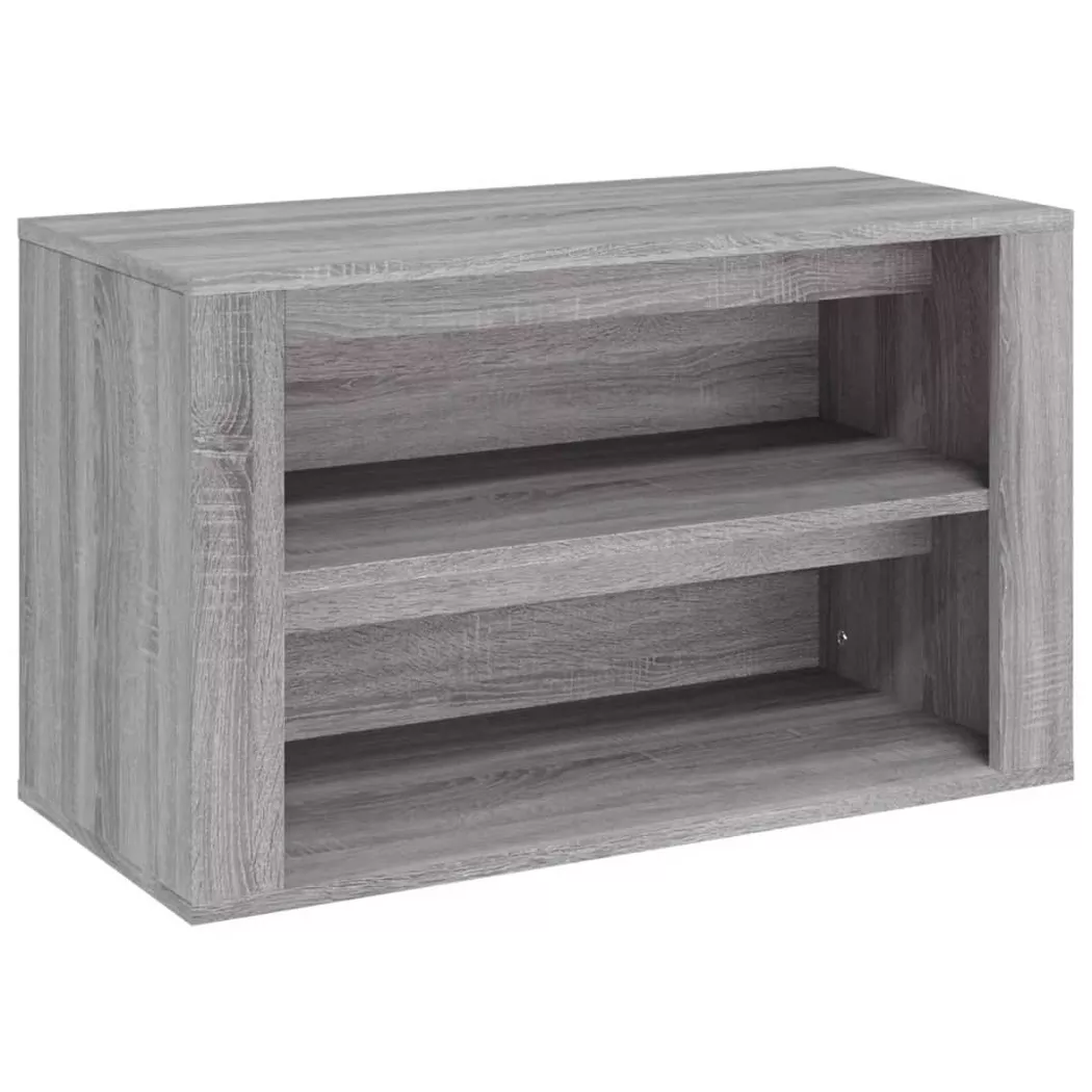 VidaXL - Étagère à chaussures bois d'ingénierie, One Size, Gris