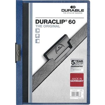 DURABLE Klemmhefter DURACLIP 60 2209/07 für 60 Blatt A4 dunkelblau