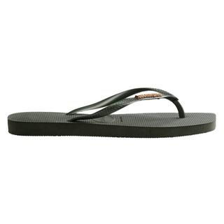 havaianas  Slim Square Logo Metallic 