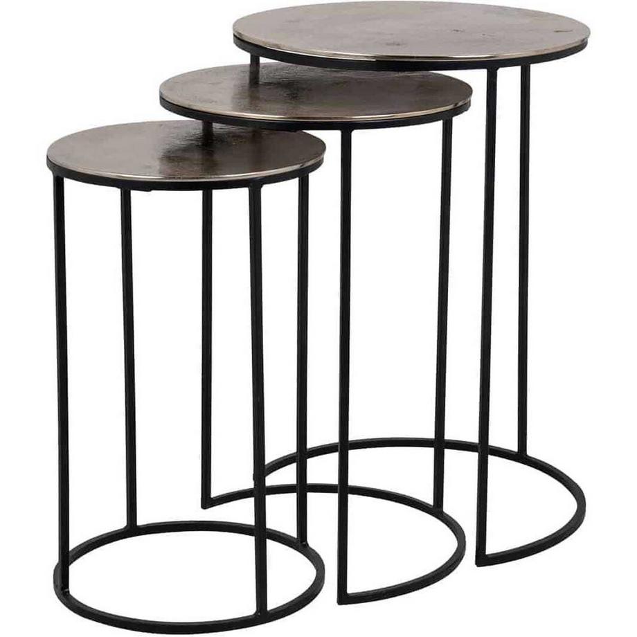 mutoni Table basse Nolan (série de 3)  