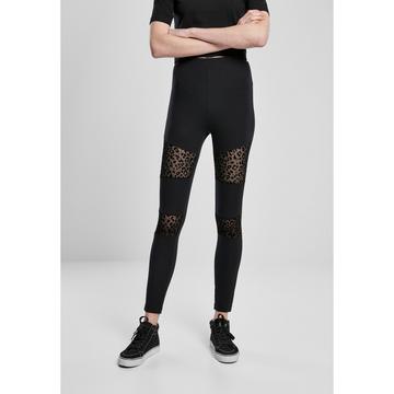 leggings da flock lace inset