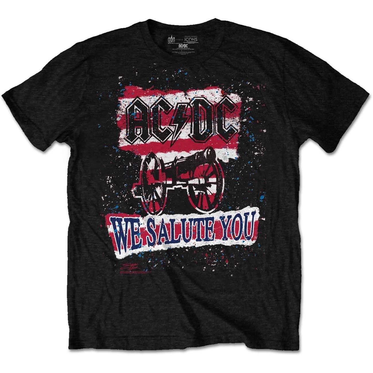 AC/DC  ACDC We Salute You Stripe TShirt 