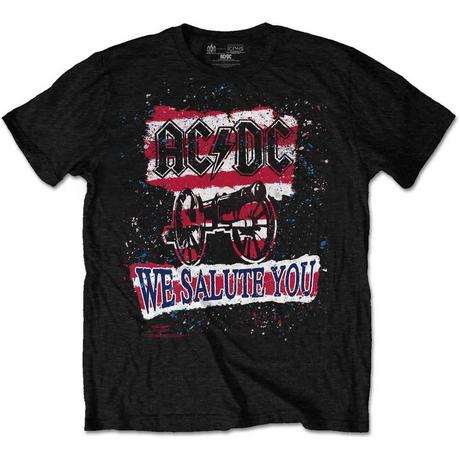 AC/DC  ACDC We Salute You Stripe TShirt 