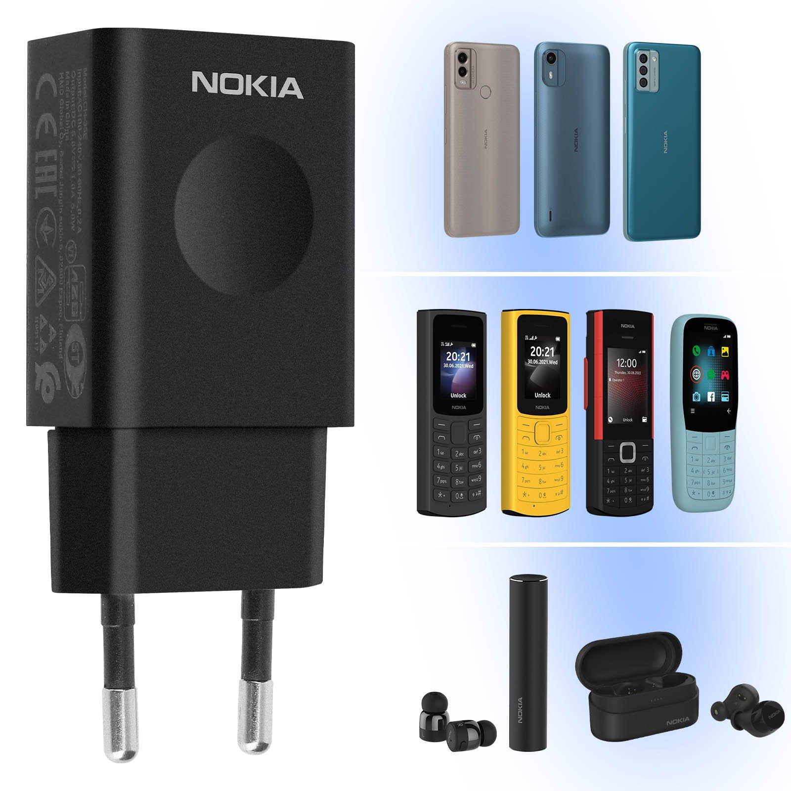 NOKIA  Chargeur Nokia CH-35E USB 5W Noir 