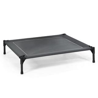 B2X  Letto per cani rialzato con baldacchino rimovibile Letto per animali domestici 90 x 81 x 86 cm Grigio 