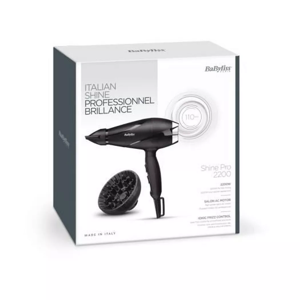 Babyliss -  Shine Pro 2200 W Haartrockner Schwarz