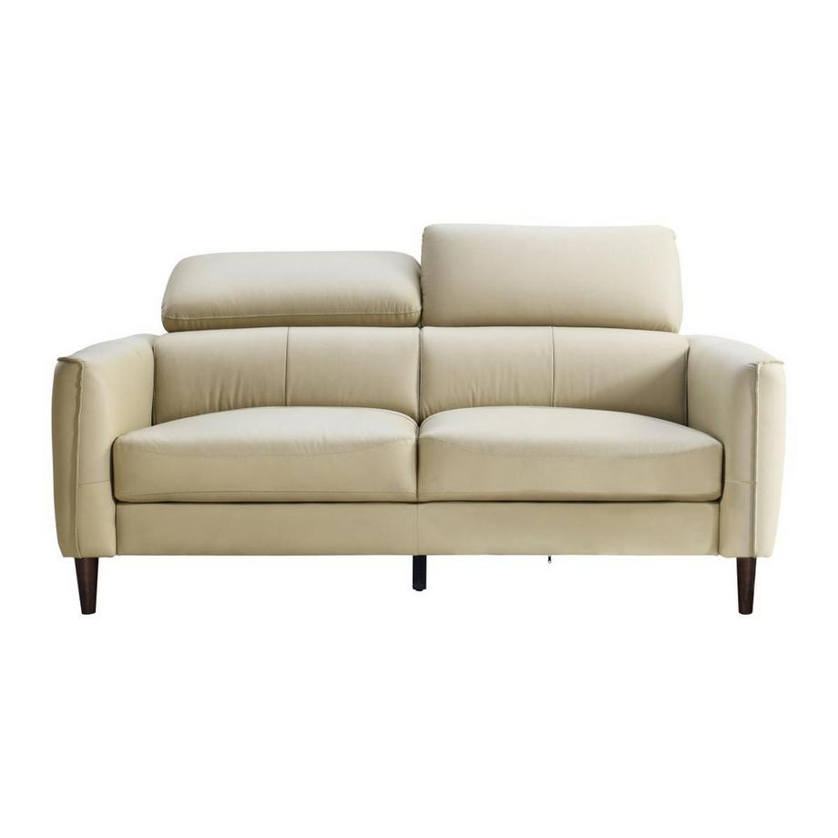 Vente-unique Divano 2 posti in Pelle di bufalo Beige - SALVI  