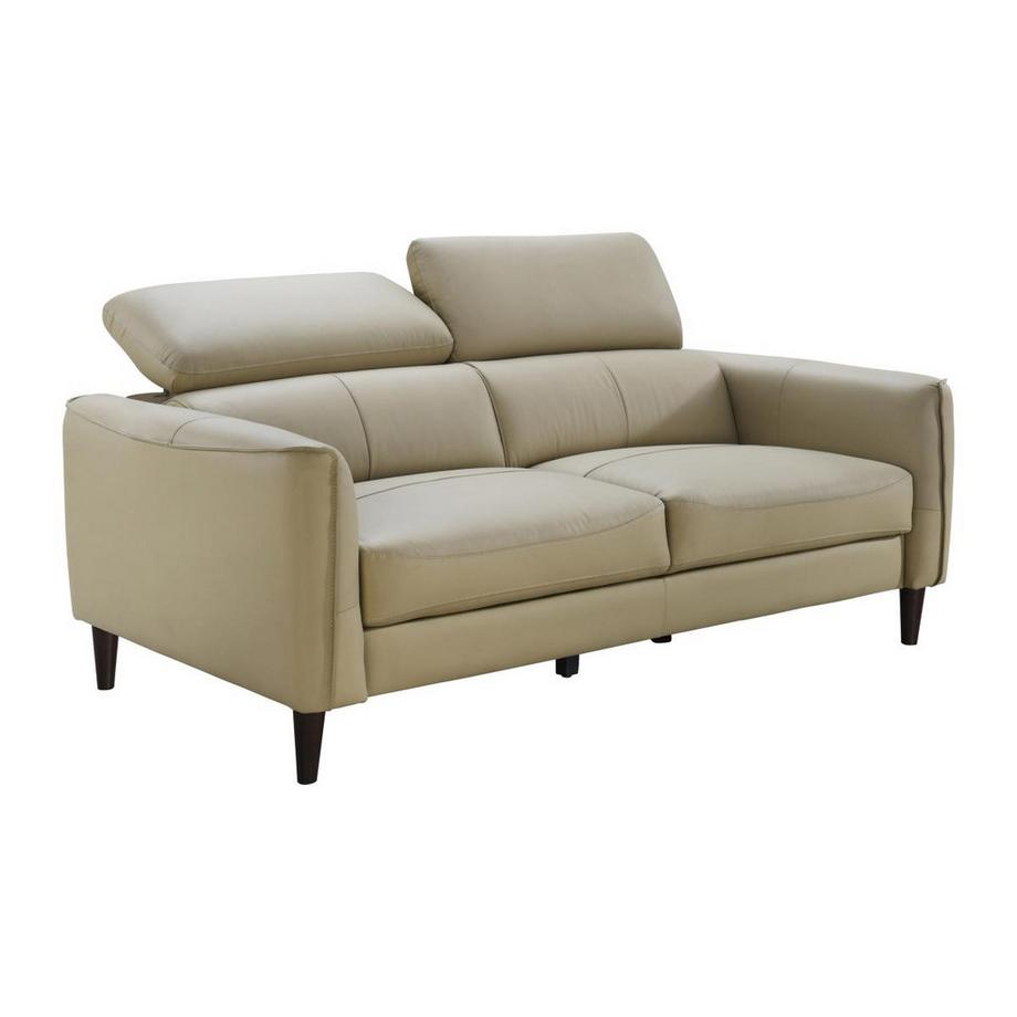 Vente-unique Divano 2 posti in Pelle di bufalo Beige - SALVI  