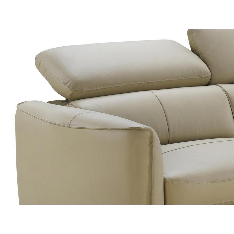 Vente-unique Divano 2 posti in Pelle di bufalo Beige - SALVI  