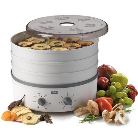 Stöckli Disidratatore dörrex grigio 3 griglie in plastica 230V, con timer  