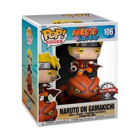 Funko  POP - Animation - Naruto - 106 - Naruto on Gamakichi - Special Edition 