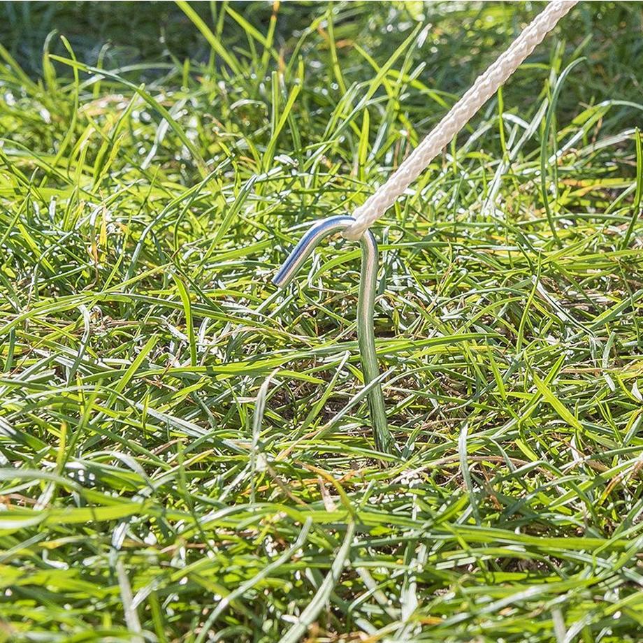 Pricenet  Zelthering 30cm aus Metall mit offener Öse 