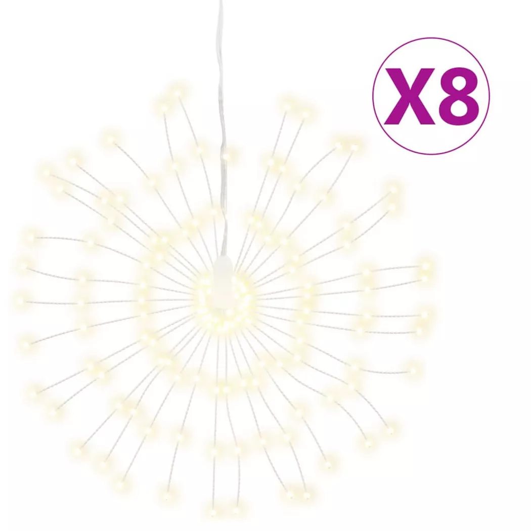 VidaXL - Lumière de noël étoile, One Size, Blanc
