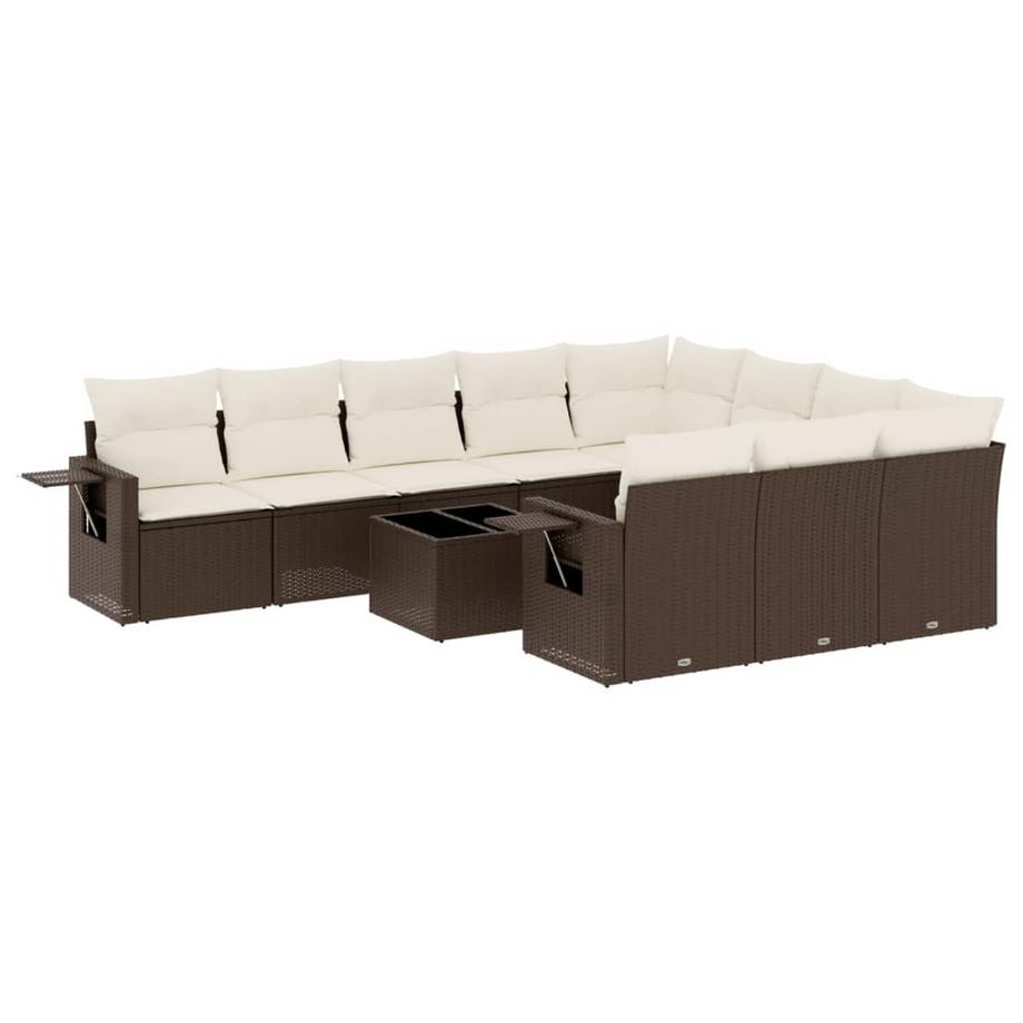 set divano da giardino Polirattan