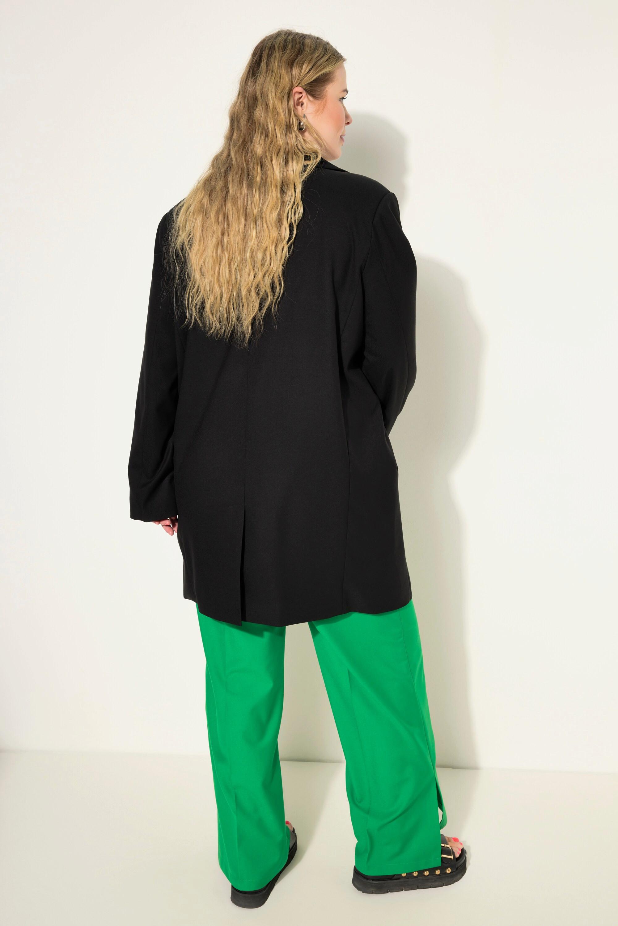 Studio Untold  Longblazer, Oversize Loose Shape, feine Struktur 