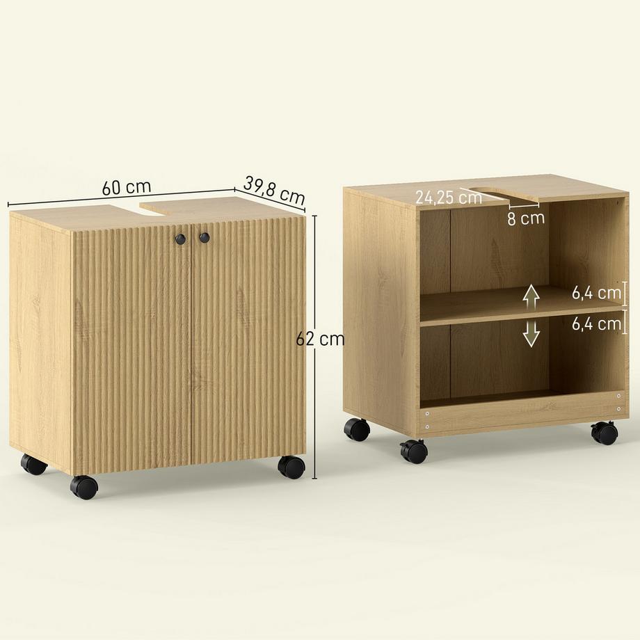 HOMCOM Waschbeckenunterschrank  