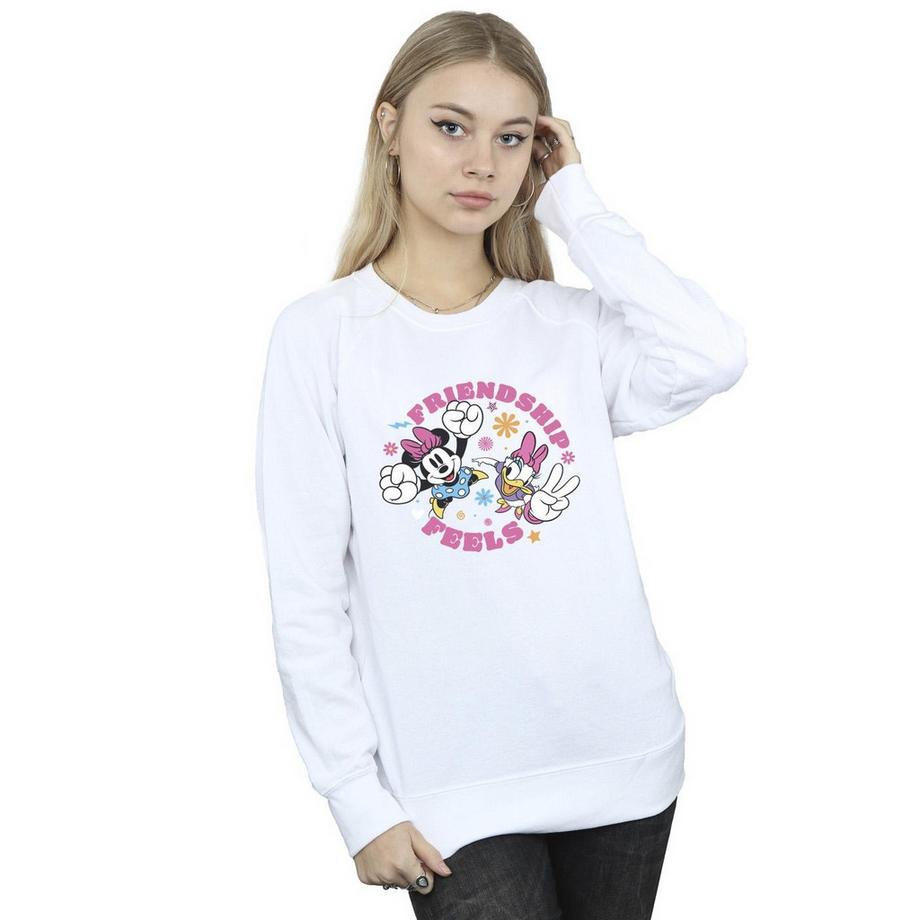 Disney Sweatshirt Col Rond Friendship  