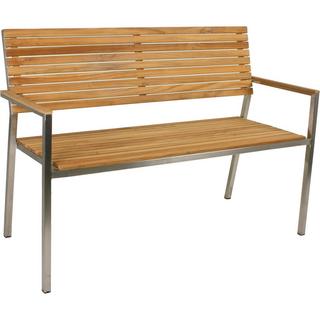 mutoni Panca da giardino Denver teak naturale 125  