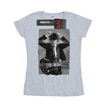 ACDC Angus Young Distressed Photo TShirt