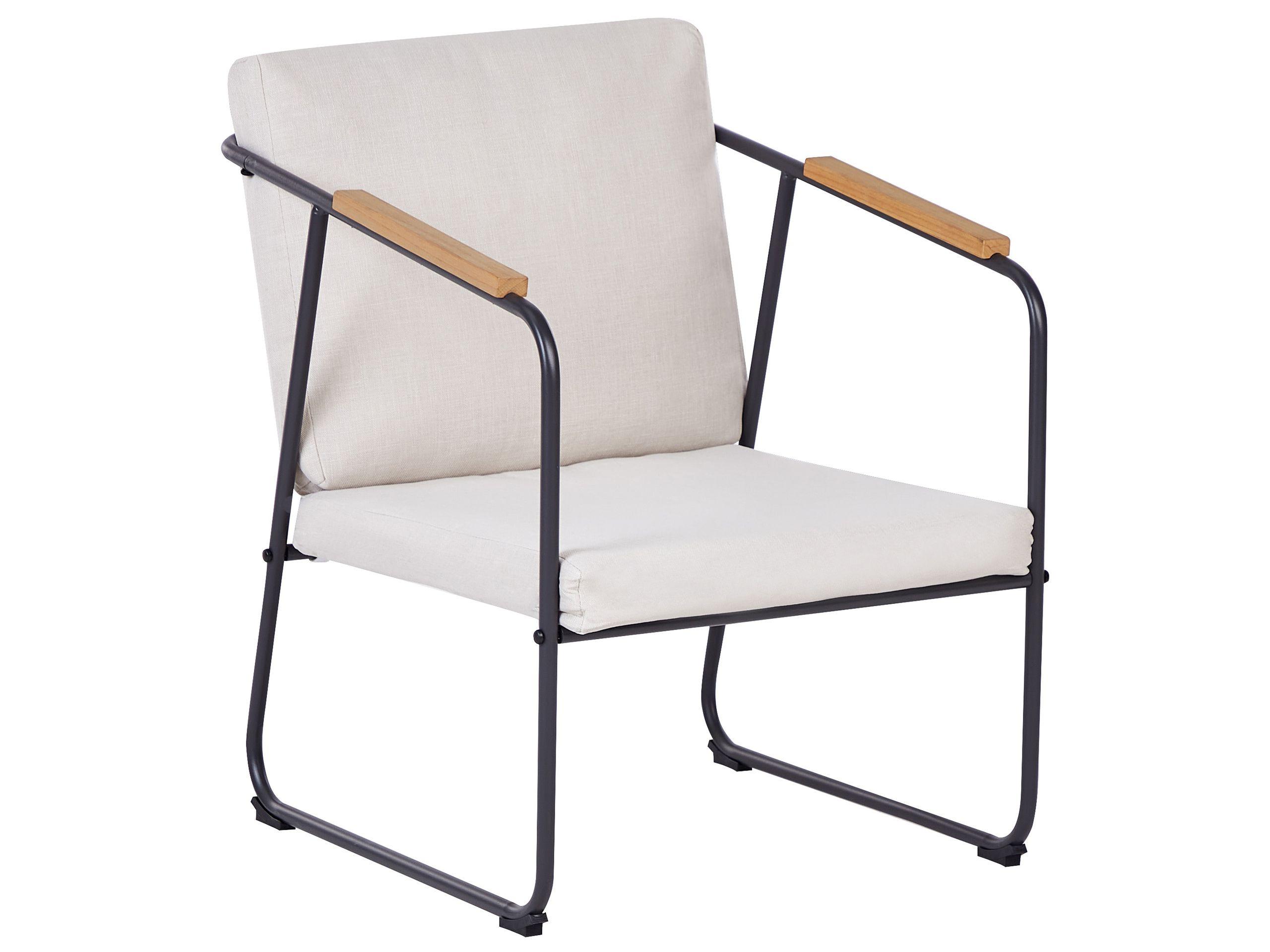 Beliani Set lounge pour jardin en Acier Industriel VEZZANA  