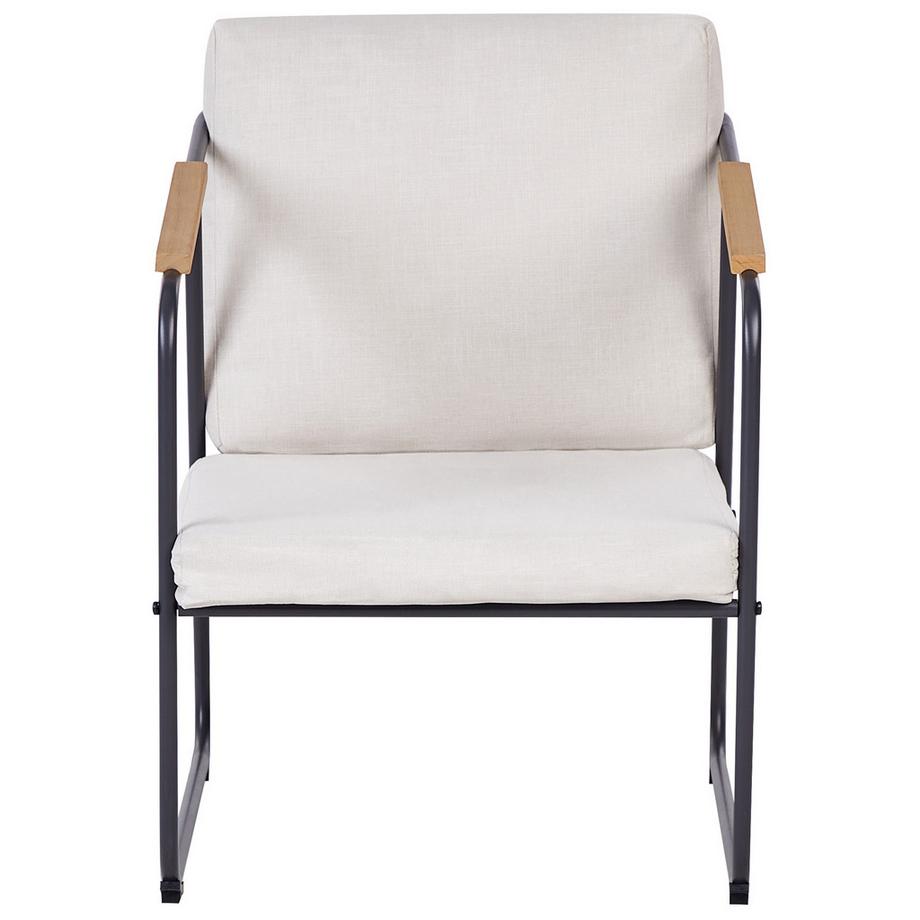 Beliani Set lounge pour jardin en Acier  VEZZANA  