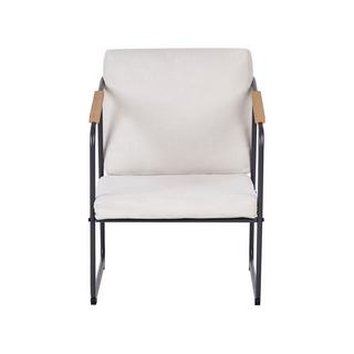 Beliani Set lounge pour jardin en Acier Industriel VEZZANA  