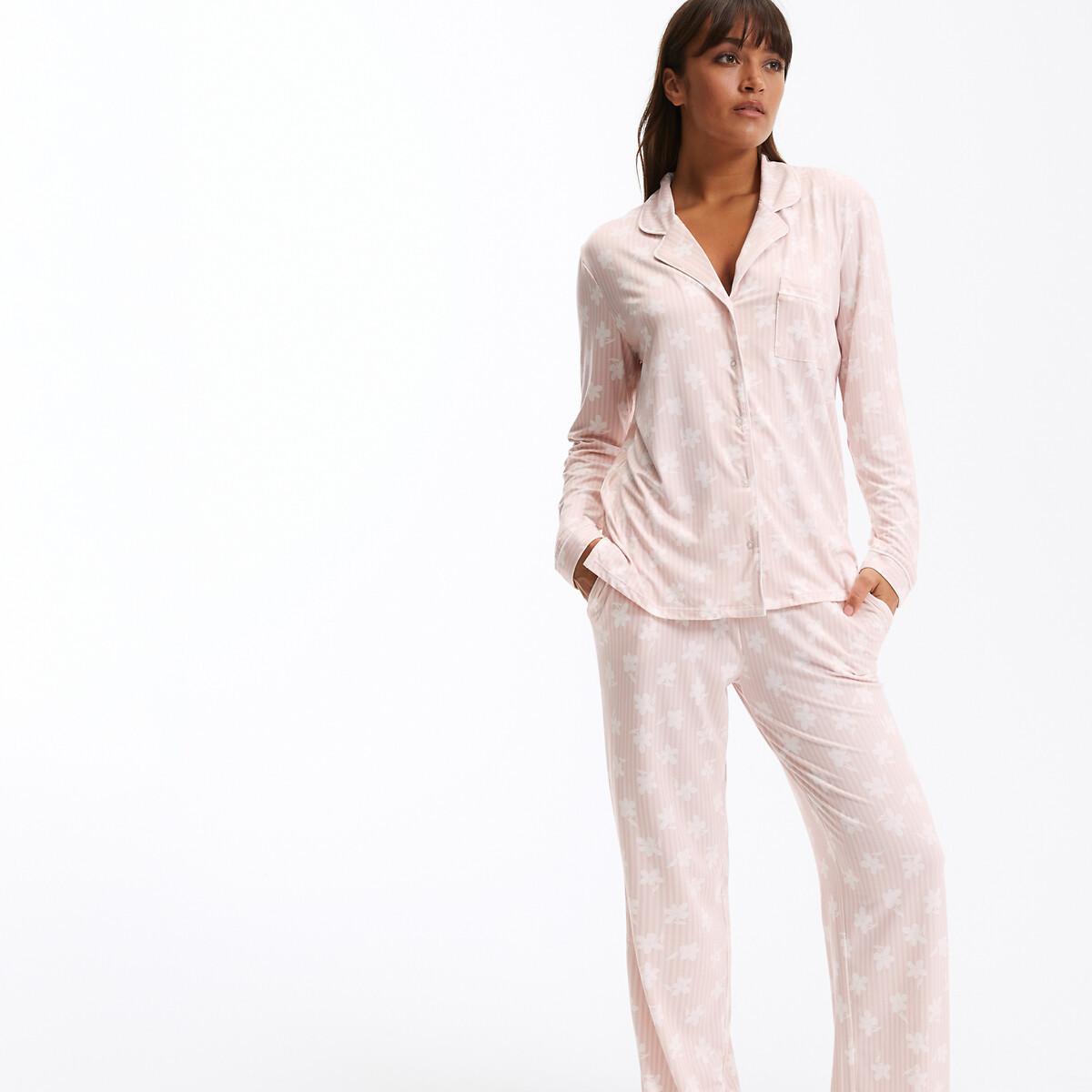 La Redoute Collections  Pyjama mit langen Ärmeln 