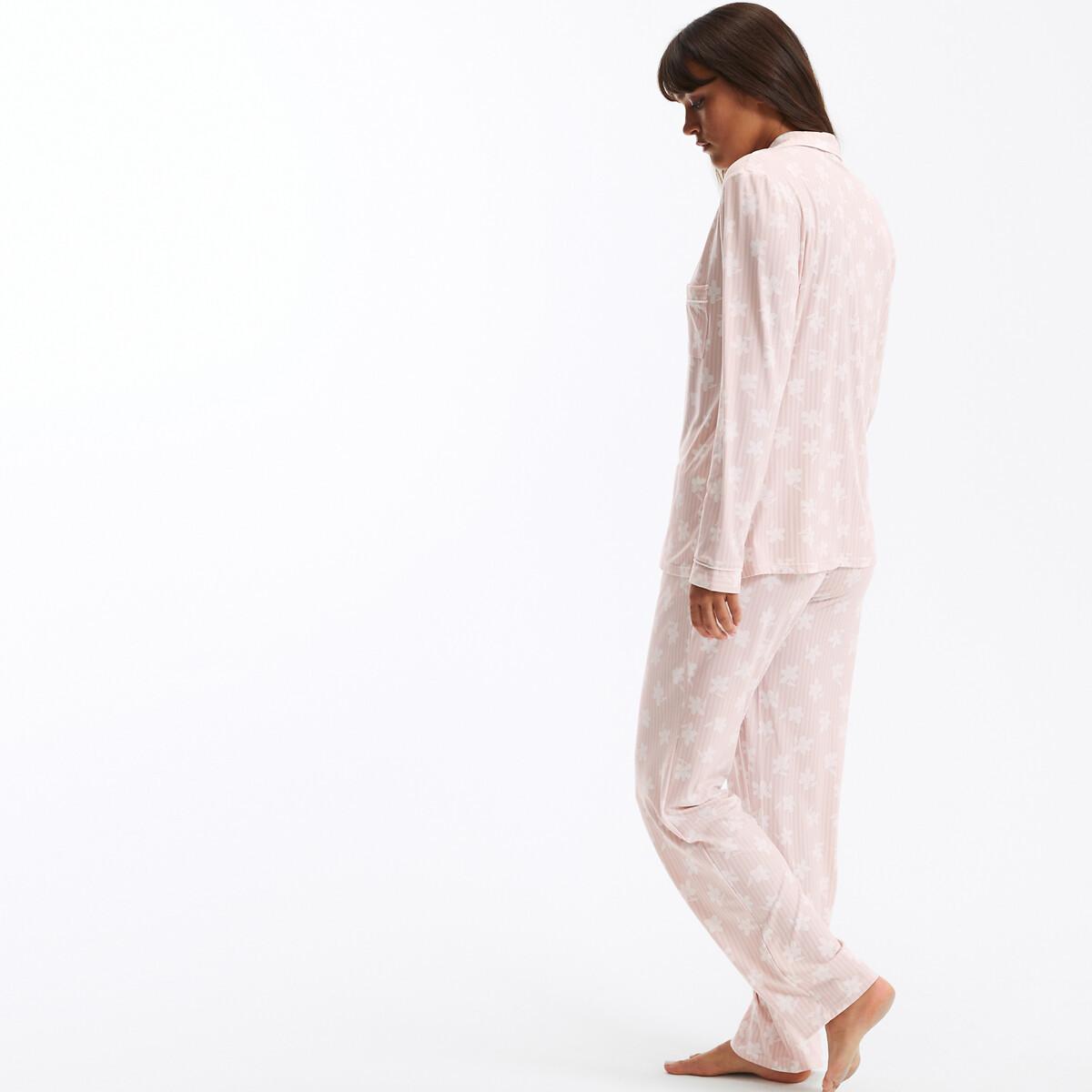 La Redoute Collections  Pyjama mit langen Ärmeln 