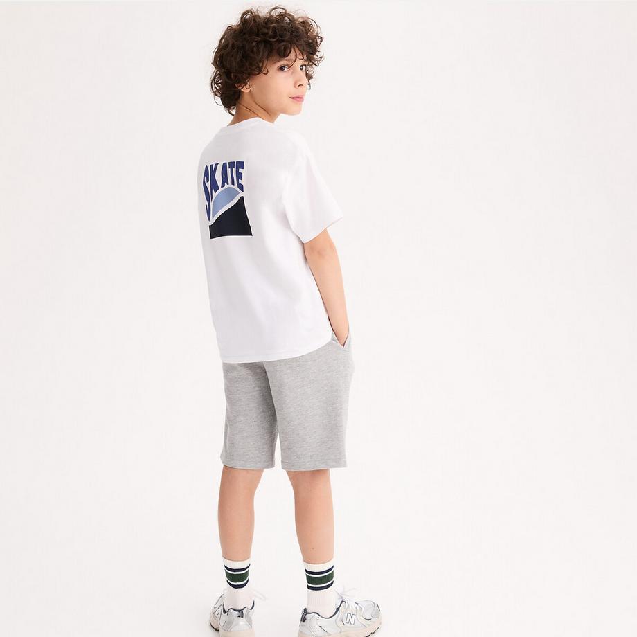 Bermuda oversize en molleton