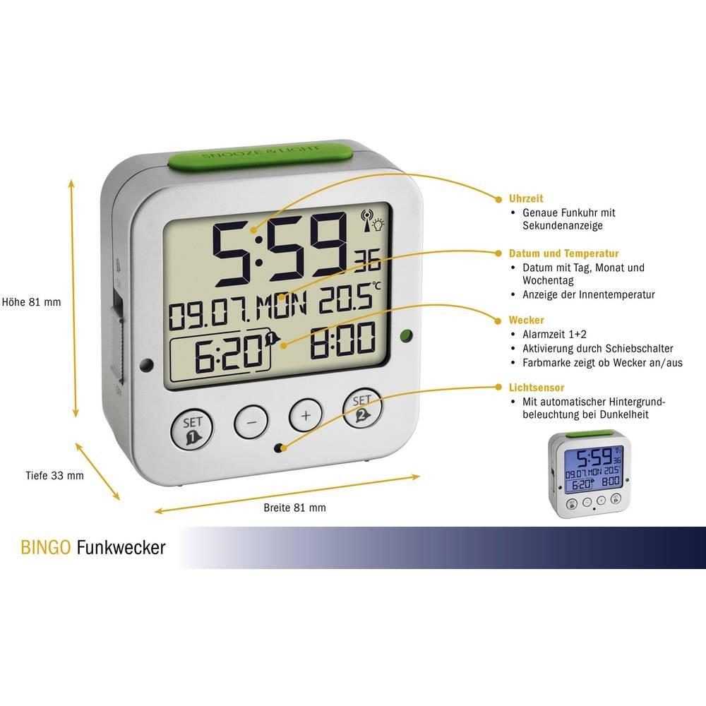 TFA Dostmann Radio-réveil Bingo  