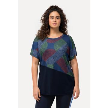 Maglia funzionale dal taglio oversize con scollo a girocollo, mezze maniche e materiale riciclato