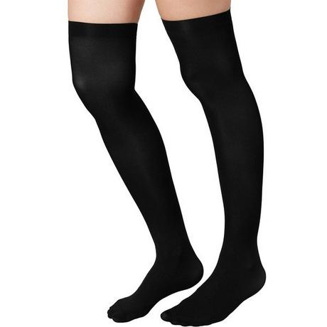 Tectake  Chaussettes montantes noires 