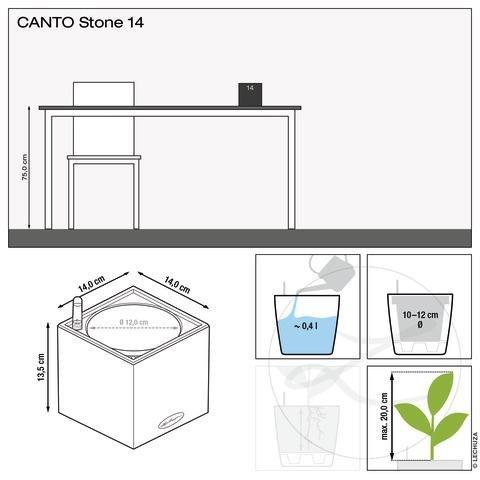 Lechuza CANTO Stone all-in-one  