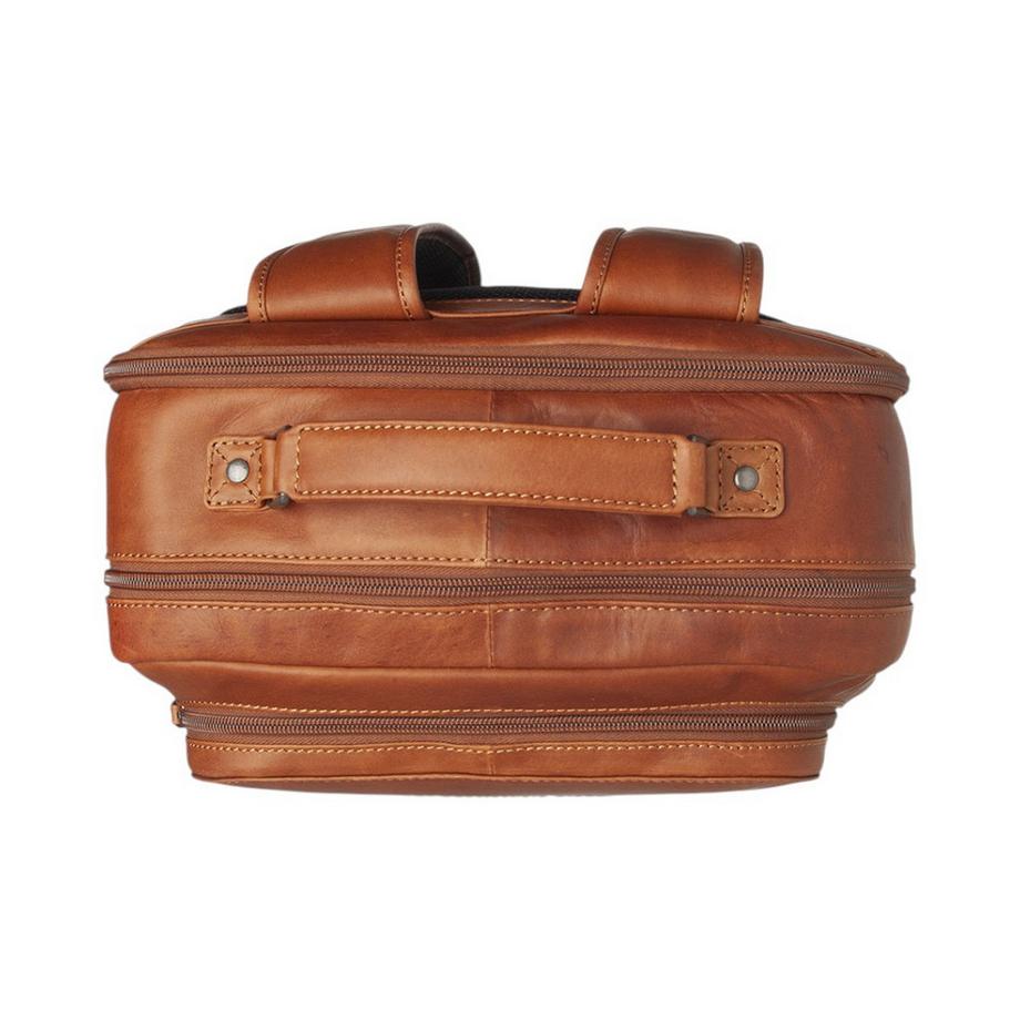 Chesterfield Lennox Leder Laptoprucksack Cognac  