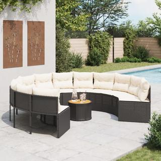 VidaXL Gartensofa poly-rattan  