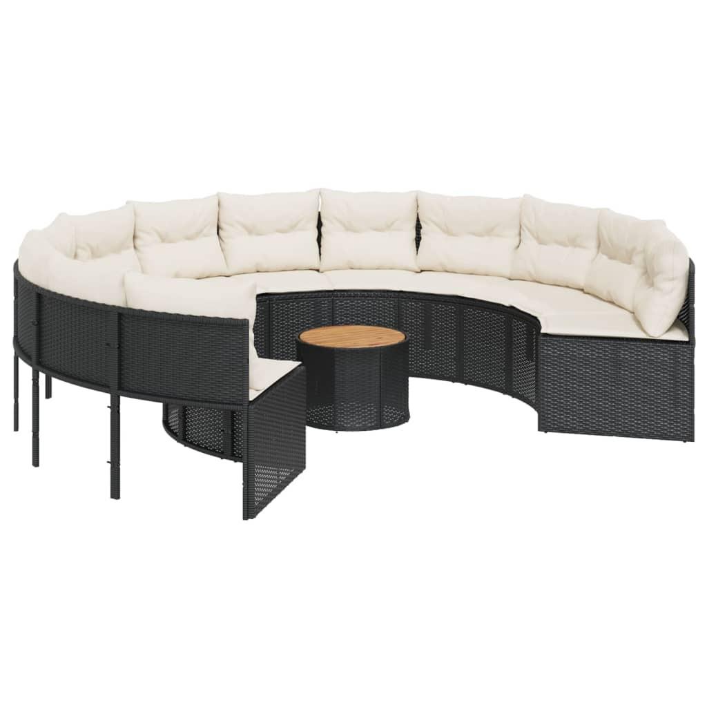 VidaXL Gartensofa poly-rattan  