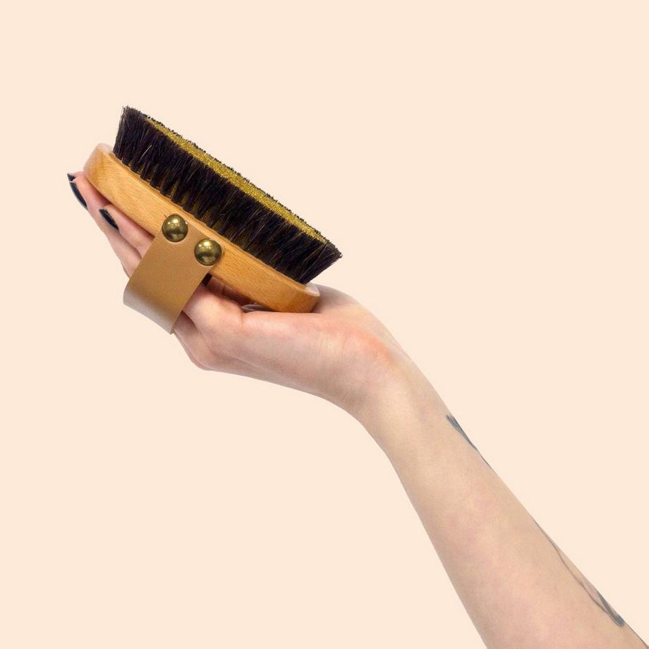 Intirilife  Intirilife Brosse Corporelle avec Poils Naturels 