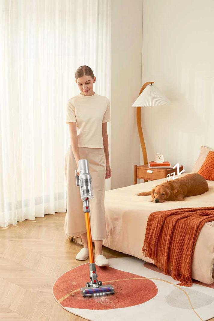 Blue Chilli Kabelloser Smart-Staubsauger mit 27000 Pa Saugleistung und LED-Touchscreen  