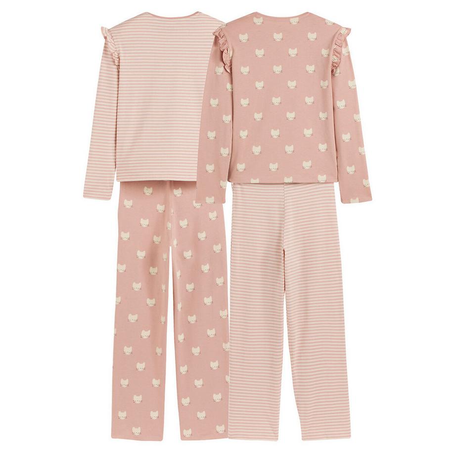 La Redoute Collections  Lot de 2 pyjamas coton 