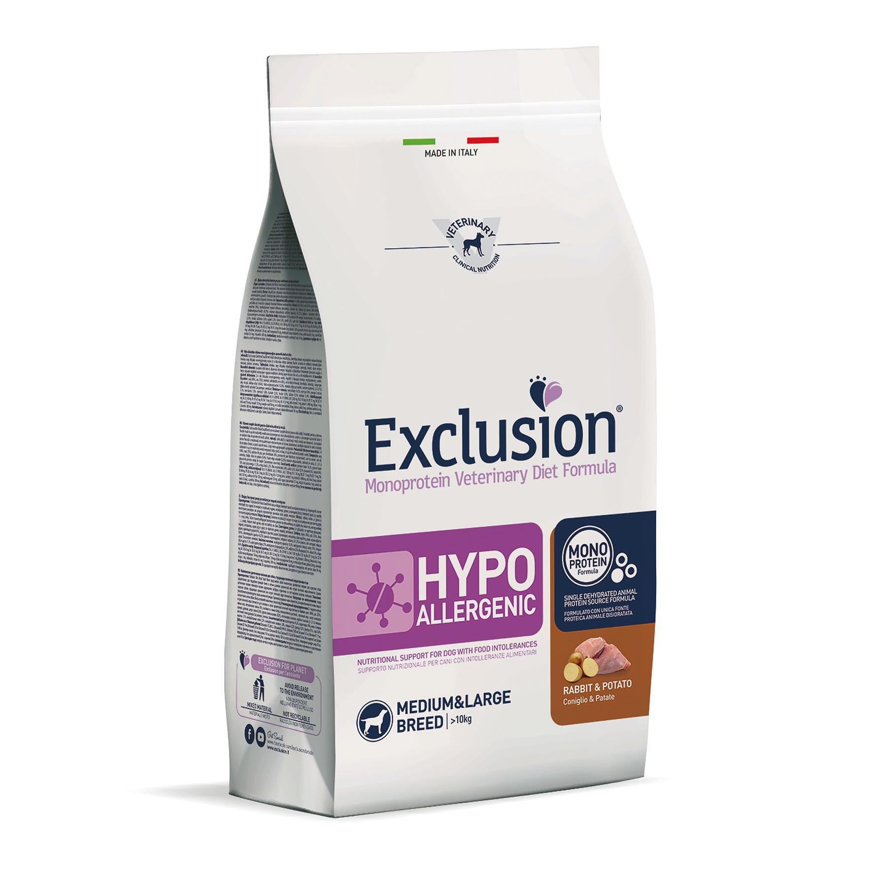 Exclusion  Dog VET Adu. Med&L Rabbit 12kg 