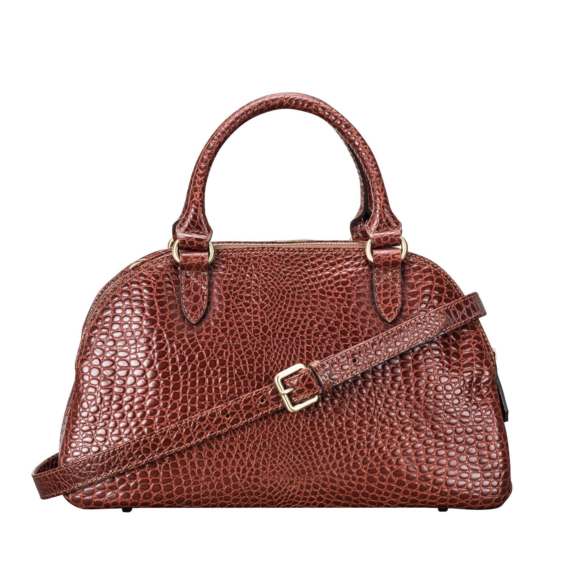 Maxwell Scott  Le LilianaS Croco Sac à main bowling en cuir croco 