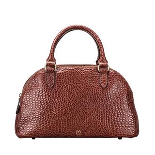 Maxwell Scott  Le LilianaS Croco Sac à main bowling en cuir croco 