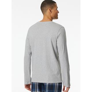 Schiesser Mix + Relax Camicia da pigiama a maniche lunghe  