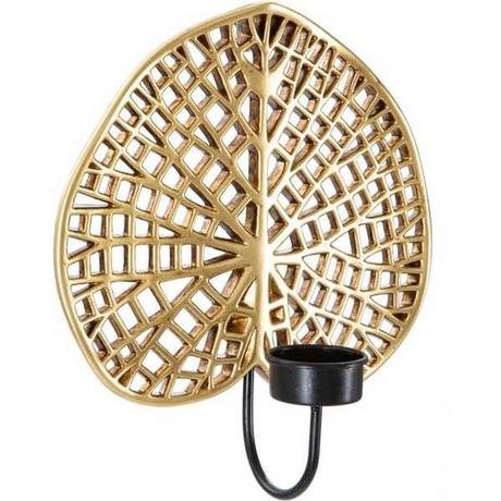 mutoni Portacandele da parete Lotus  