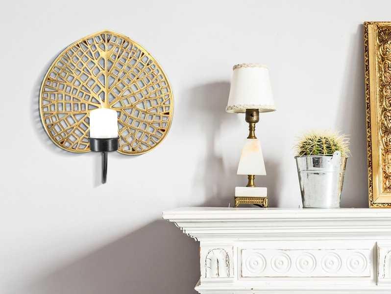 mutoni Portacandele da parete Lotus  