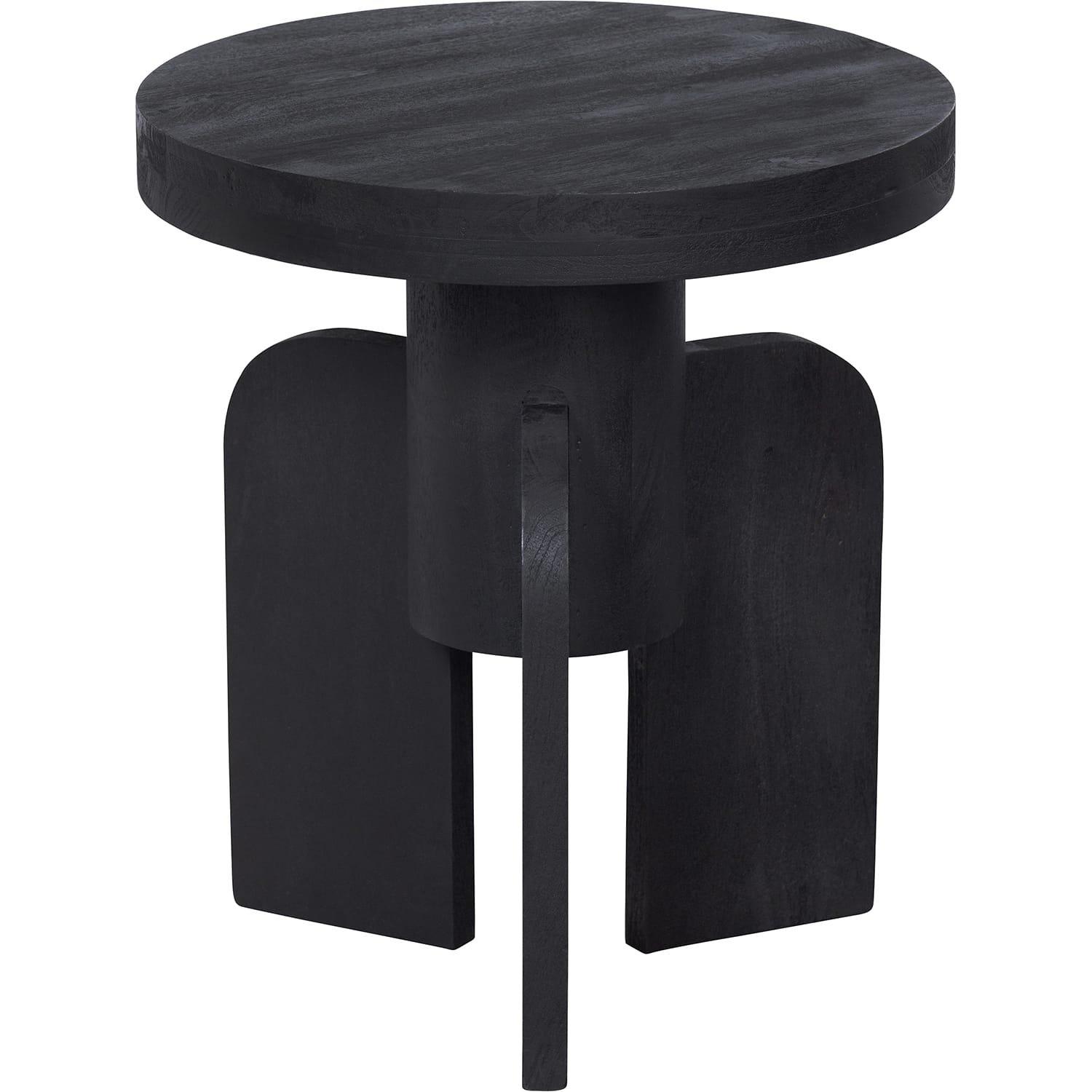 mutoni Table d'appoint Mori noir  