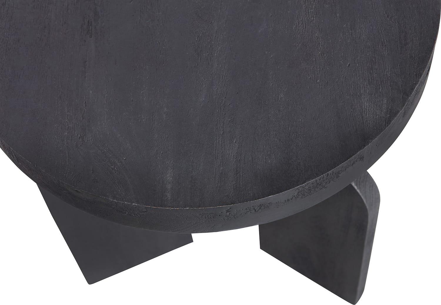 mutoni Table d'appoint Mori noir  