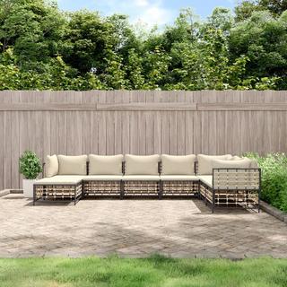 VidaXL Garten lounge set poly-rattan  